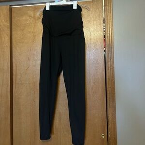 Black Maternity High Waist Leggings